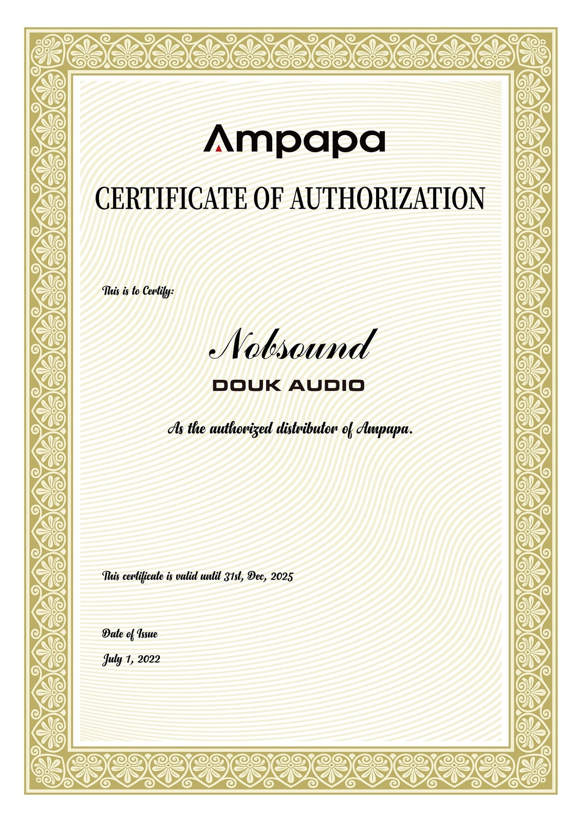 Ampapa D1 HIFI TPA3255 Amplifier with Digital VU Meter