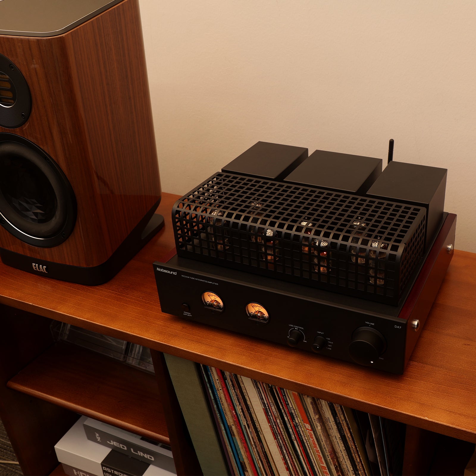 Nobsound DA7 HiFi Vacuum Tube Power Amplifier with Bluetooth/RCA/USB IN