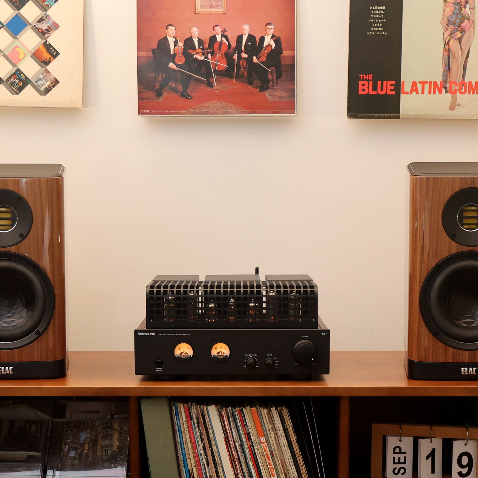 Nobsound DA7 HiFi Vacuum Tube Power Amplifier with Bluetooth/RCA/USB IN