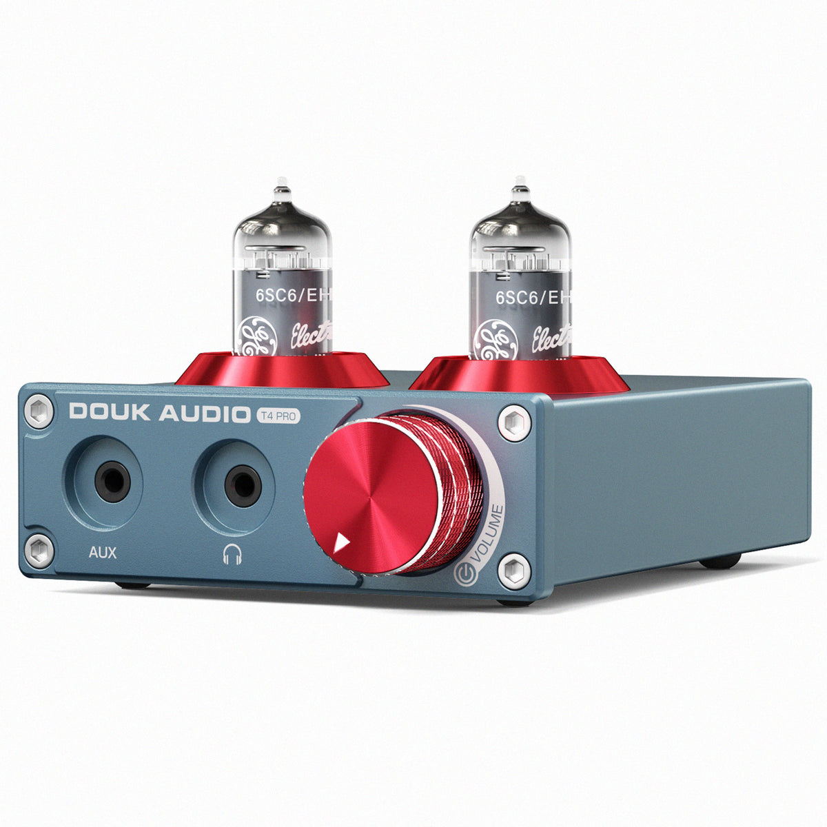 Douk Audio T4 PRO Mini GE5654 Vakuumröhren-Phono-Vorverstärker, Heim-Stereo-Audio-Vorverstärker, Kopfhörerverstärker