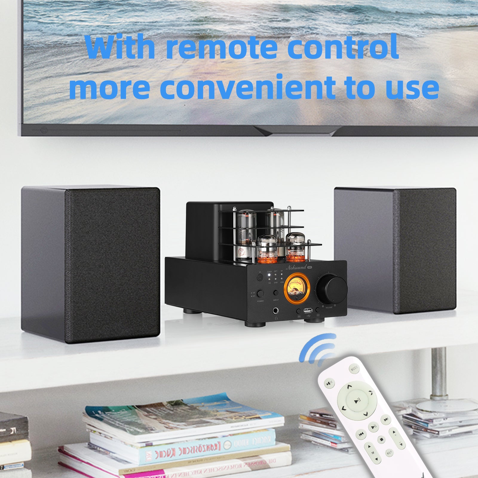 Nosound A3 HiFi 电子管功放 蓝牙 5.0 接收器 同轴/光纤 功放 USB 播放器