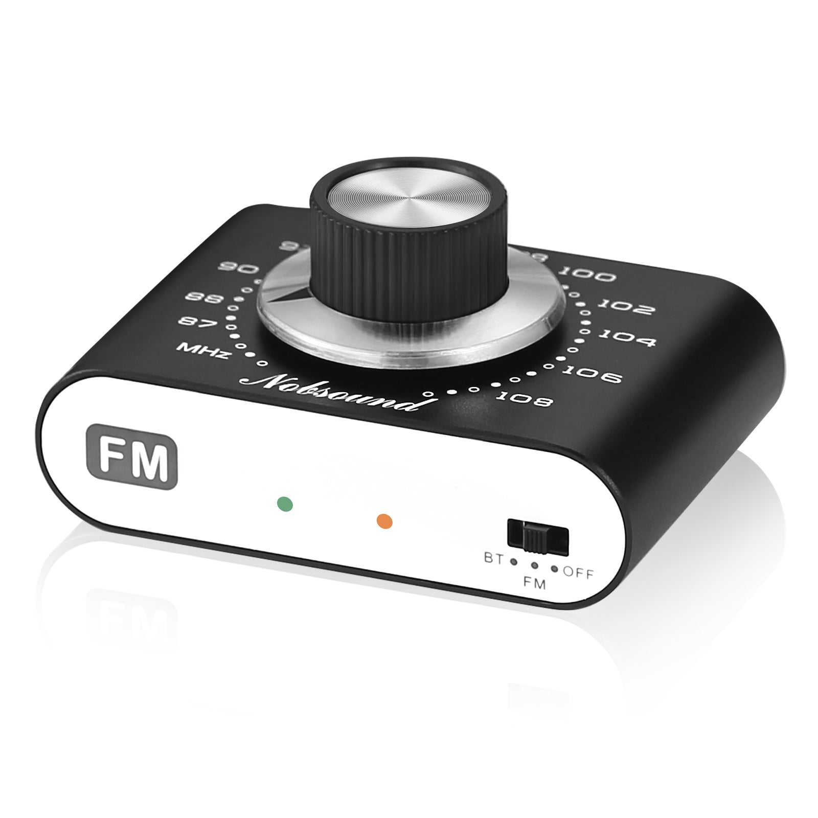Nobsound NS-01G FM Portable  87-108Mhz FM Radio Tuner Stereo Bluetooth 5.0 Receiver Rechargeable
