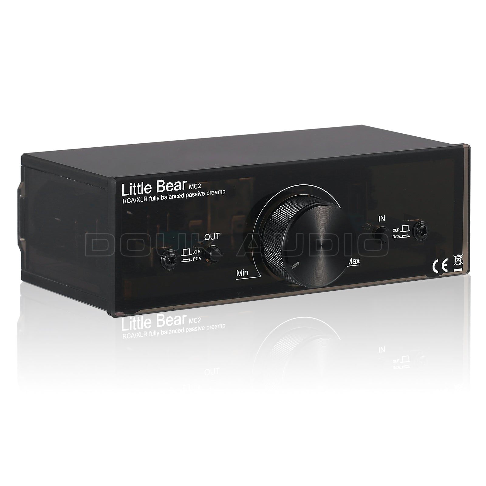 Little Bear MC2 迷你 2 路全平衡 XLR/RCA 音频转换器切换器手动选择器盒前置放大器