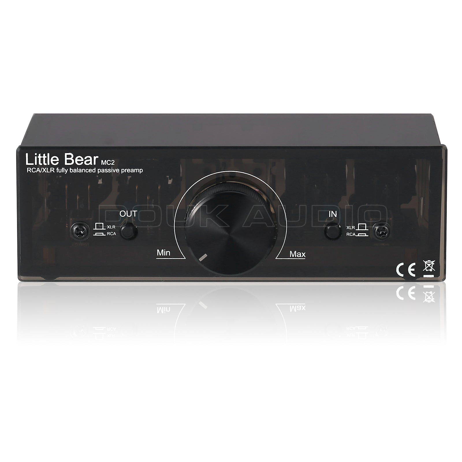 Little Bear MC2 迷你 2 路全平衡 XLR/RCA 音频转换器切换器手动选择器盒前置放大器