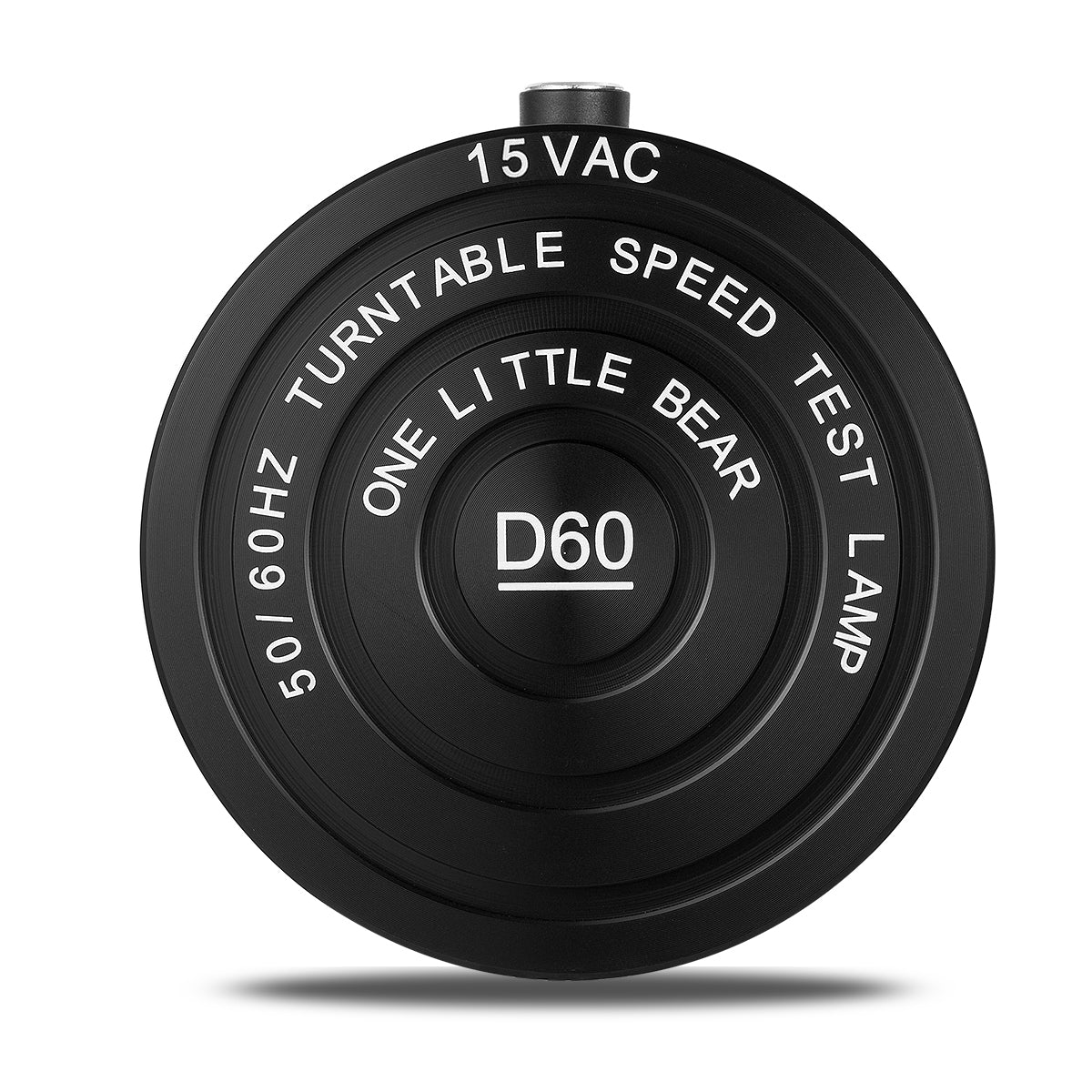 Little Bear Mini 50/60 Hz Stroboskop-Speed-Blitzlicht + Drehzahlmesserscheibe für Plattenspieler-LP-Schallplatten
