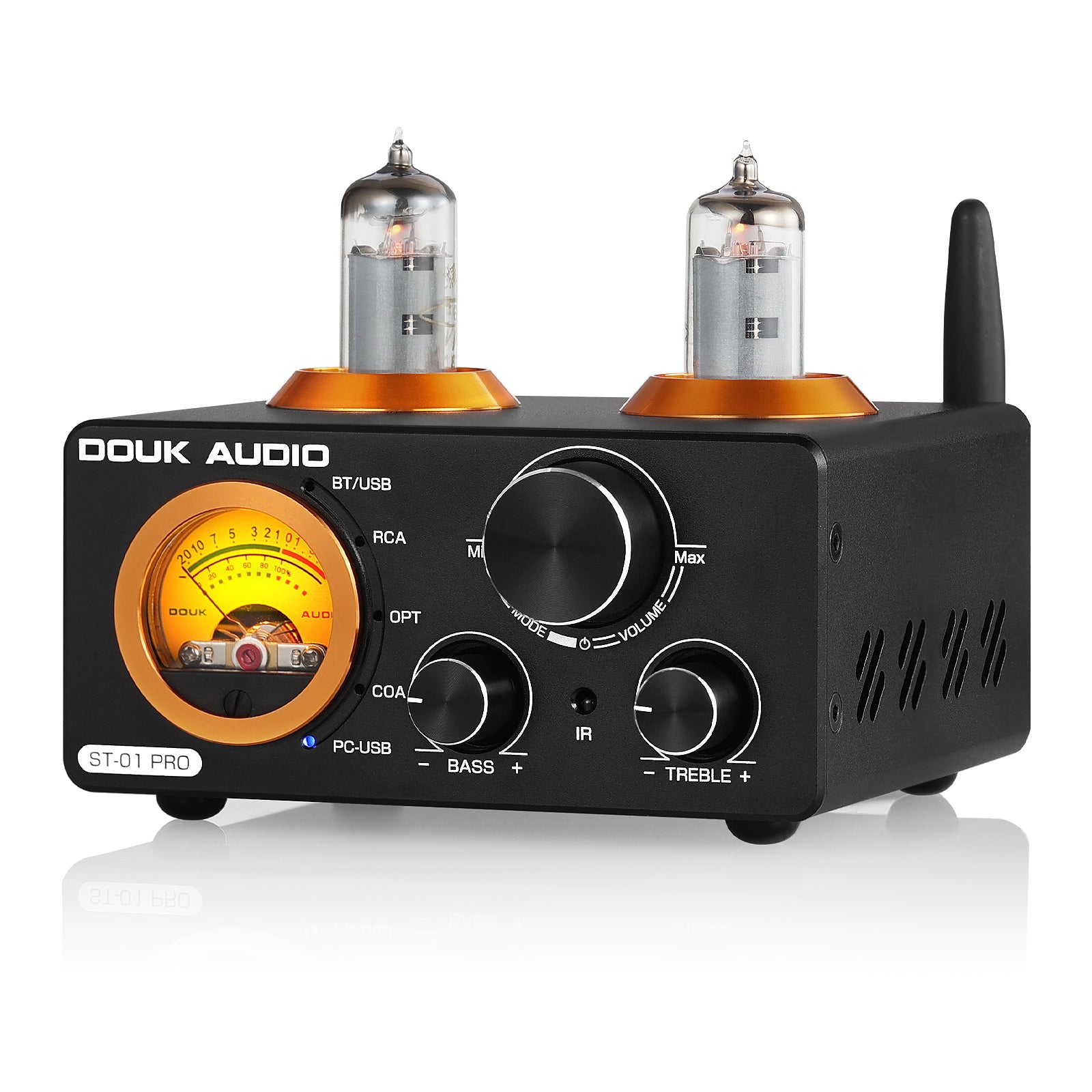 Douk Audio ST-01/ ST-01 PRO HiFi Bluetooth 5.0 Röhrenverstärker USB DAC COAX/OPT Digitaler Audioverstärker mit VU-Meter