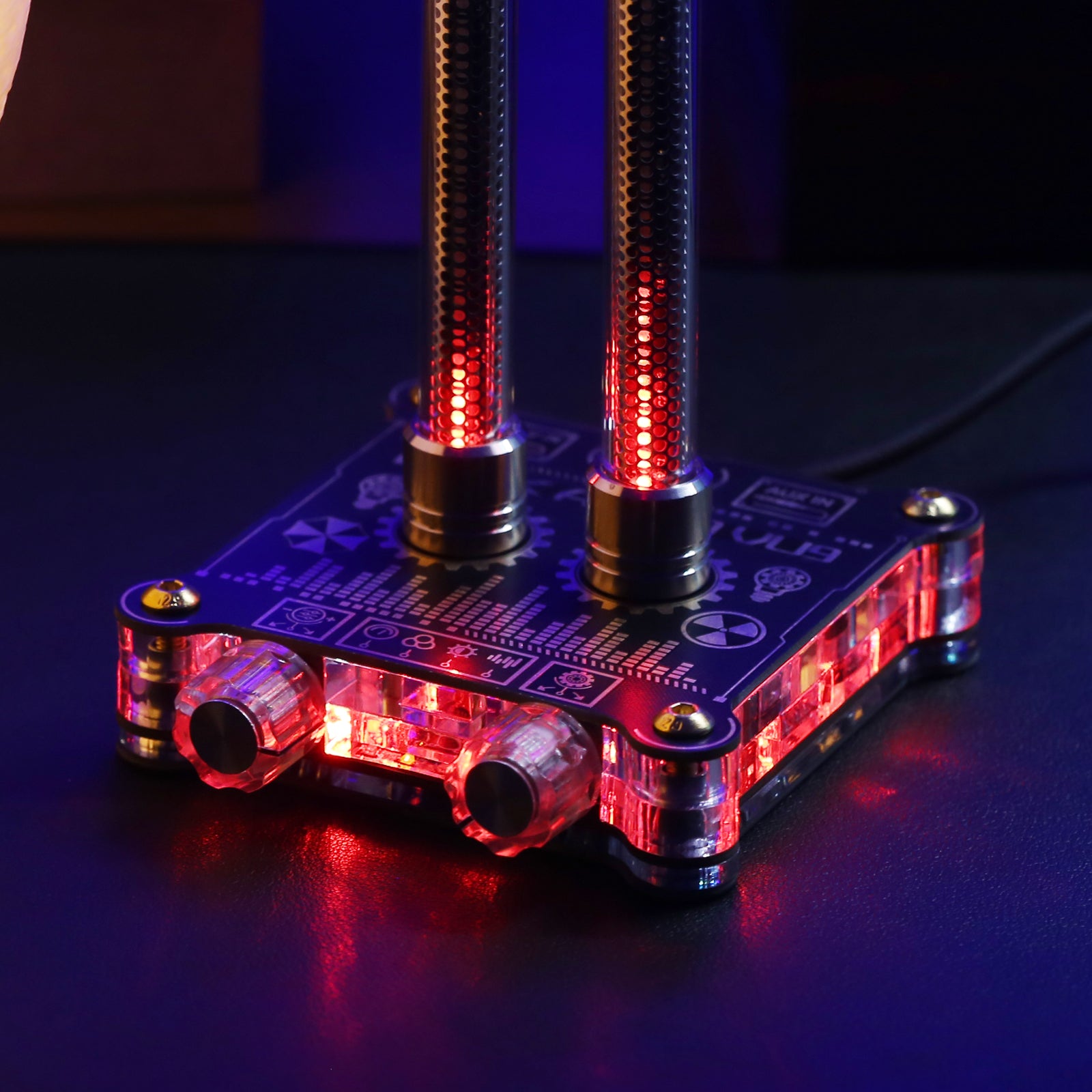 VU9 Pixie Tube Sound Level Meter Ref to Retro Nixie Tube Audio Spectrum w/MIC Pickup