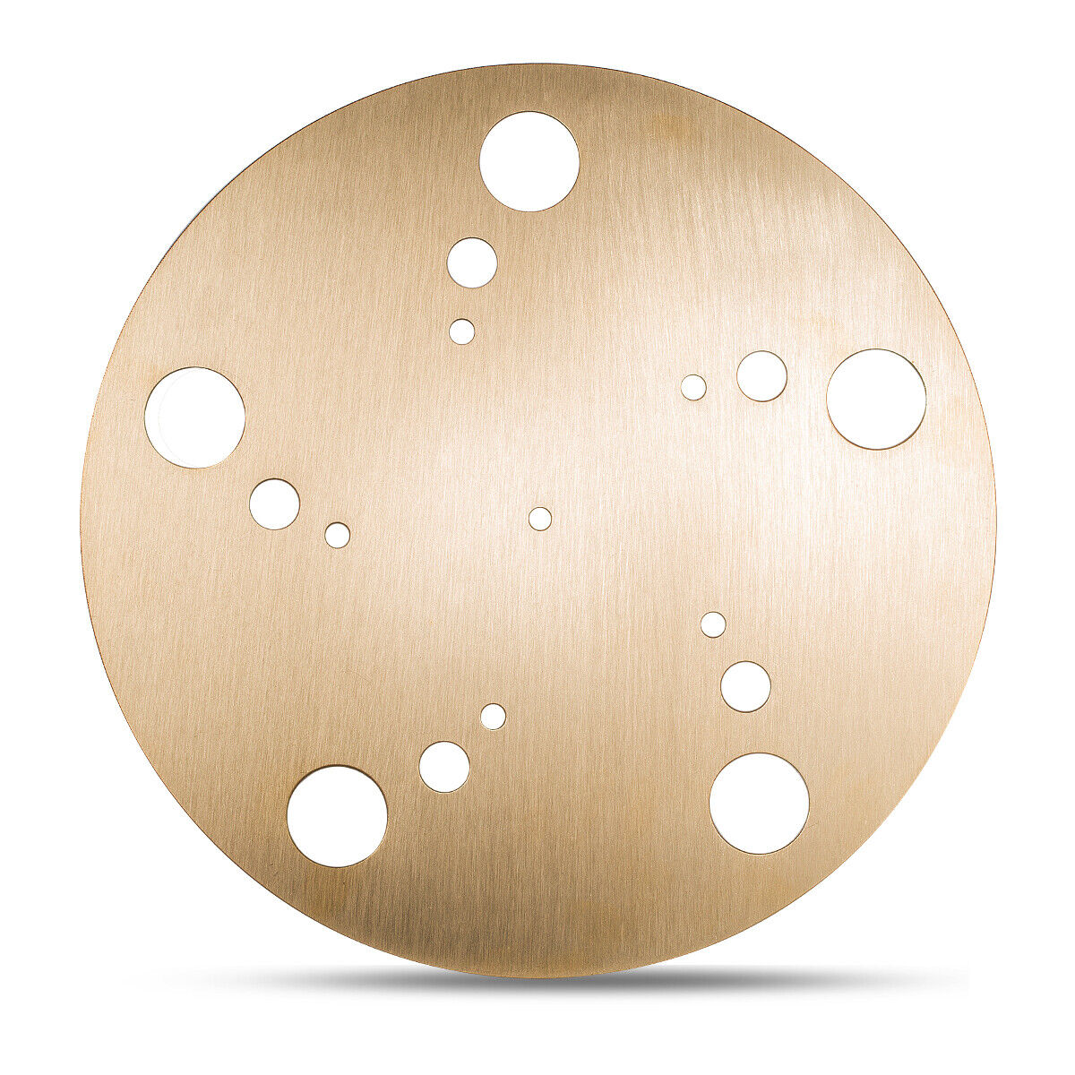 HiFi-Plattenspieler-Plattenmatte aus reinem Messing für Vinyl-LP-Plattenspieler, 2-mm-Pad-Slipmat
