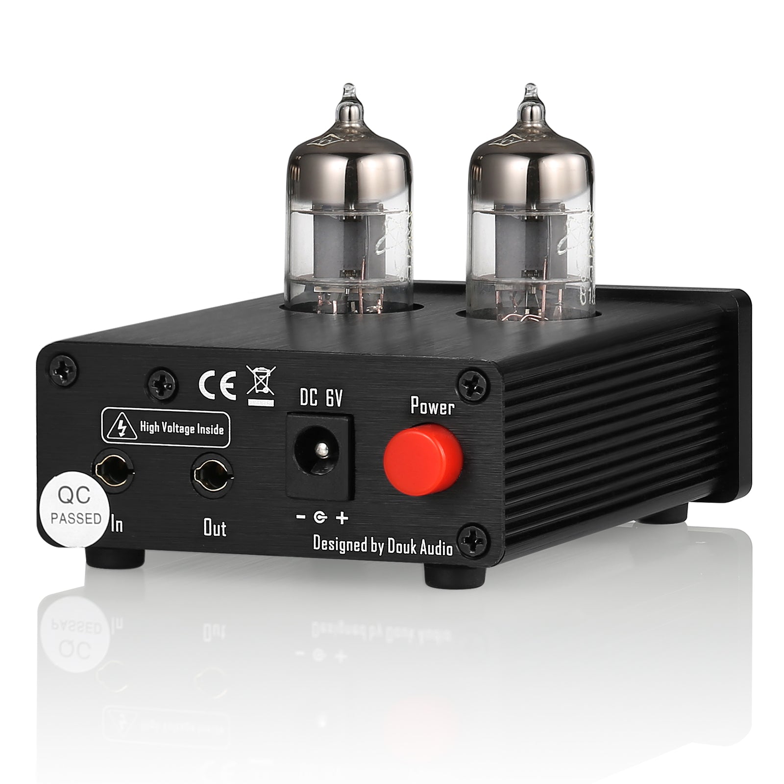 Nobsound NS-10P Mini Vacuum Tube Stereo Preamp HiFi Home Audio Pre-Amplifier with Treble Bass Control