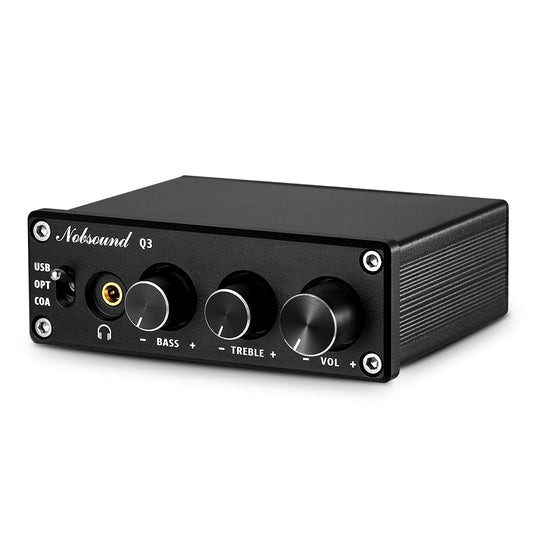 Nobsound Q3 Mini USB DAC Digital to Analog Converter Coaxial/Optical Audio Decoder Headphone Amp