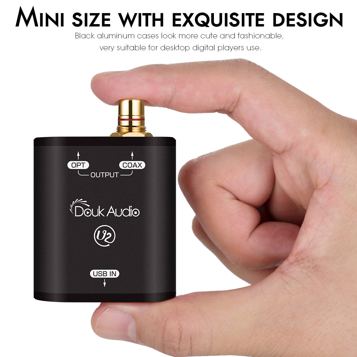 Douk Audio U2 XMOS XU208 USB to Coaxial/Optical Converter Digital Interface Audio Adapter DSD