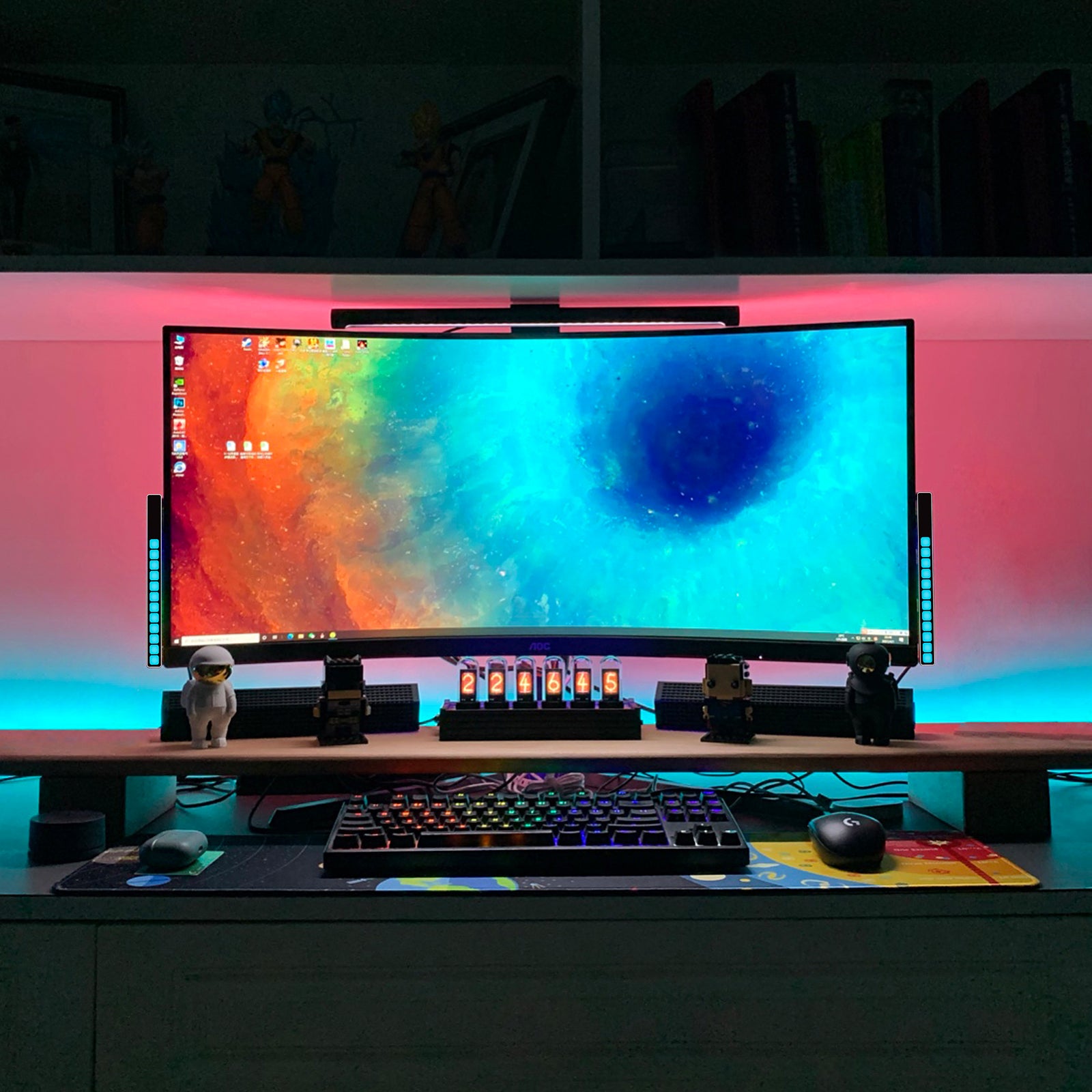 Douk Audio 16-Bit MIC Sound Level Meter Music Spectrum Visualizer Analyzer Car Audio Display