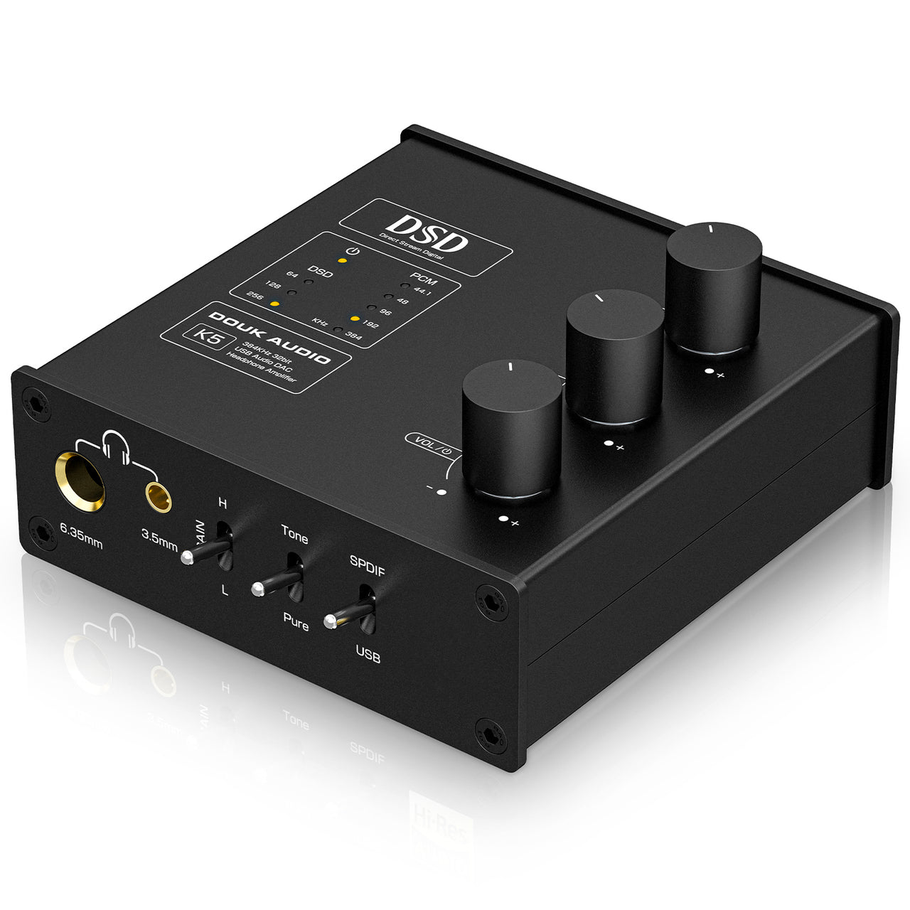 Douk Audio K5 USB DAC Headphone Amplifier OPT Digital to Analog Conver