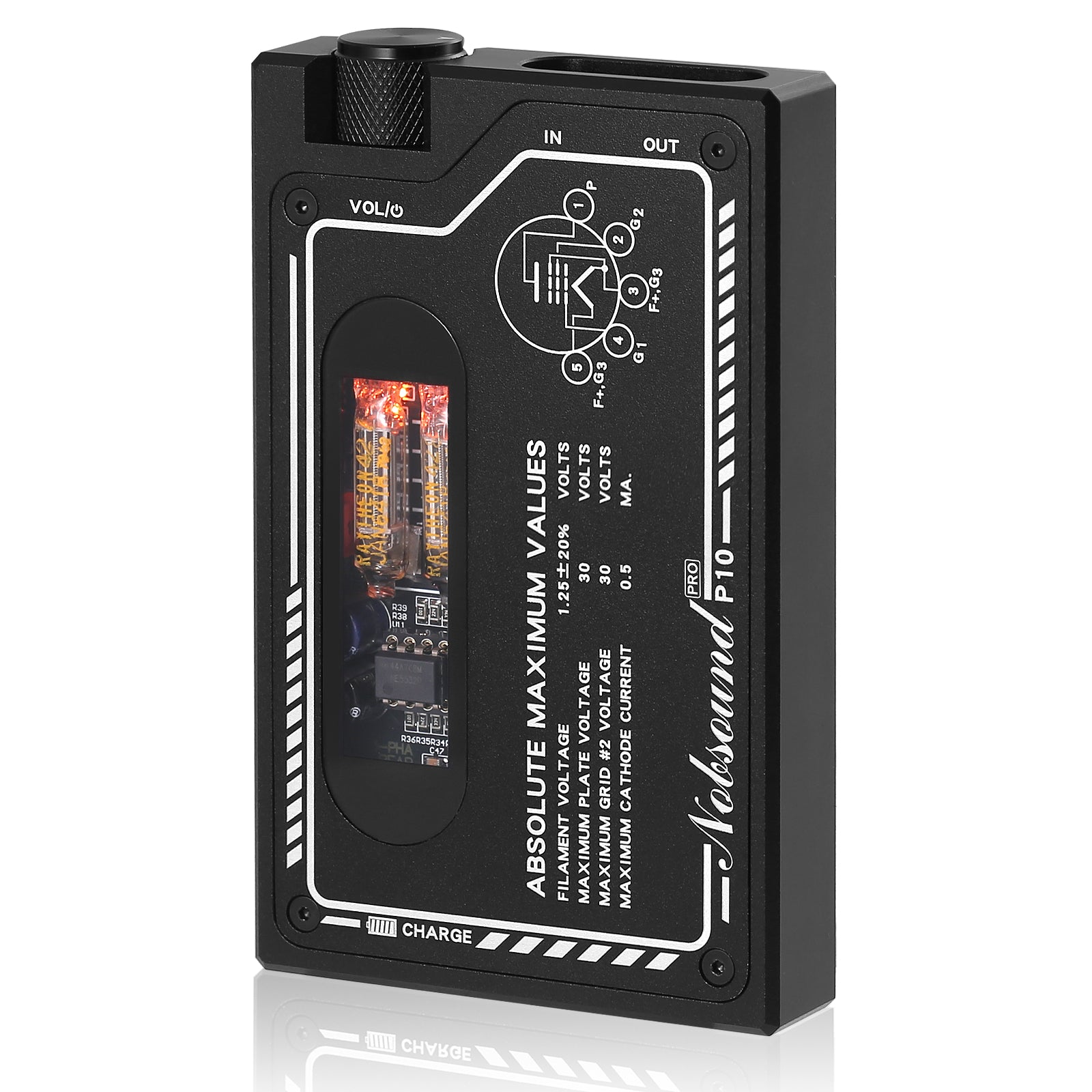 Nobsound P10 PRO HiFi Portable Tube Headphone Amplifier