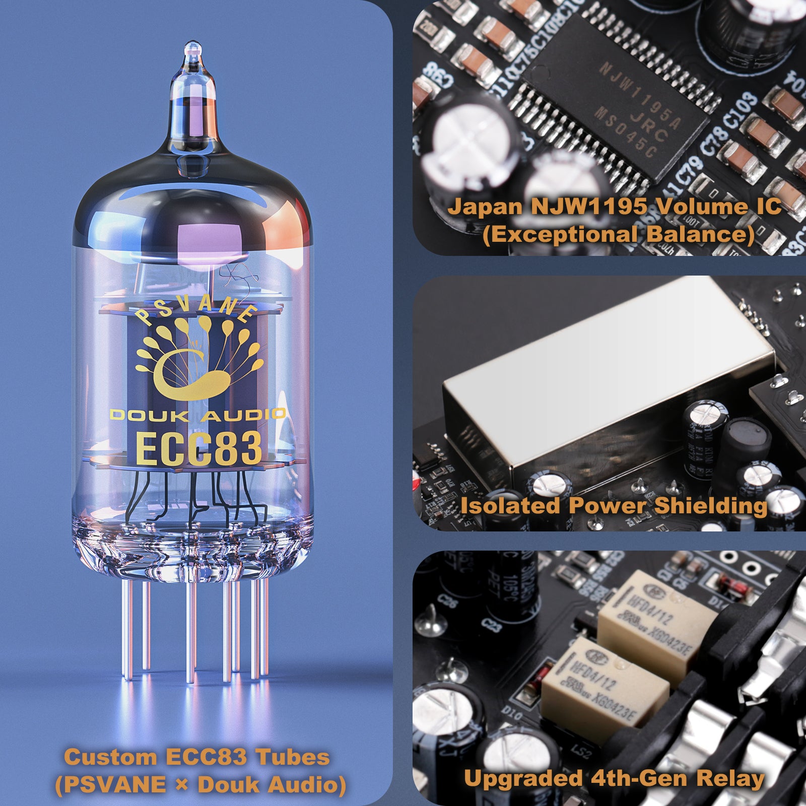 [Pre-Sale] Ampapa H1 Class A Headphone Amplifier 4000mW with TRS/RCA Preamp