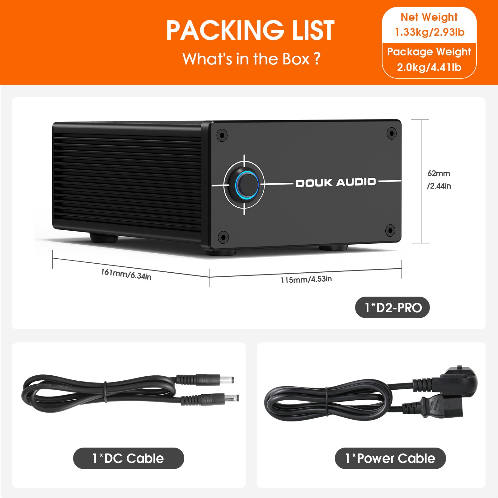 Douk Audio D2-PRO 35W Linear Power Supply with Dual DC 12V OUT