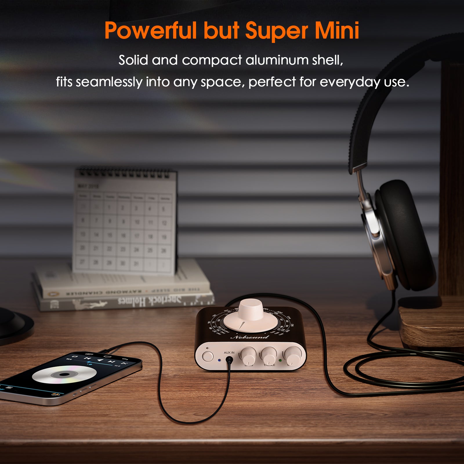 Douk Audio M08E Mini FM Radio Tuner Preamp Headphone Amplifier