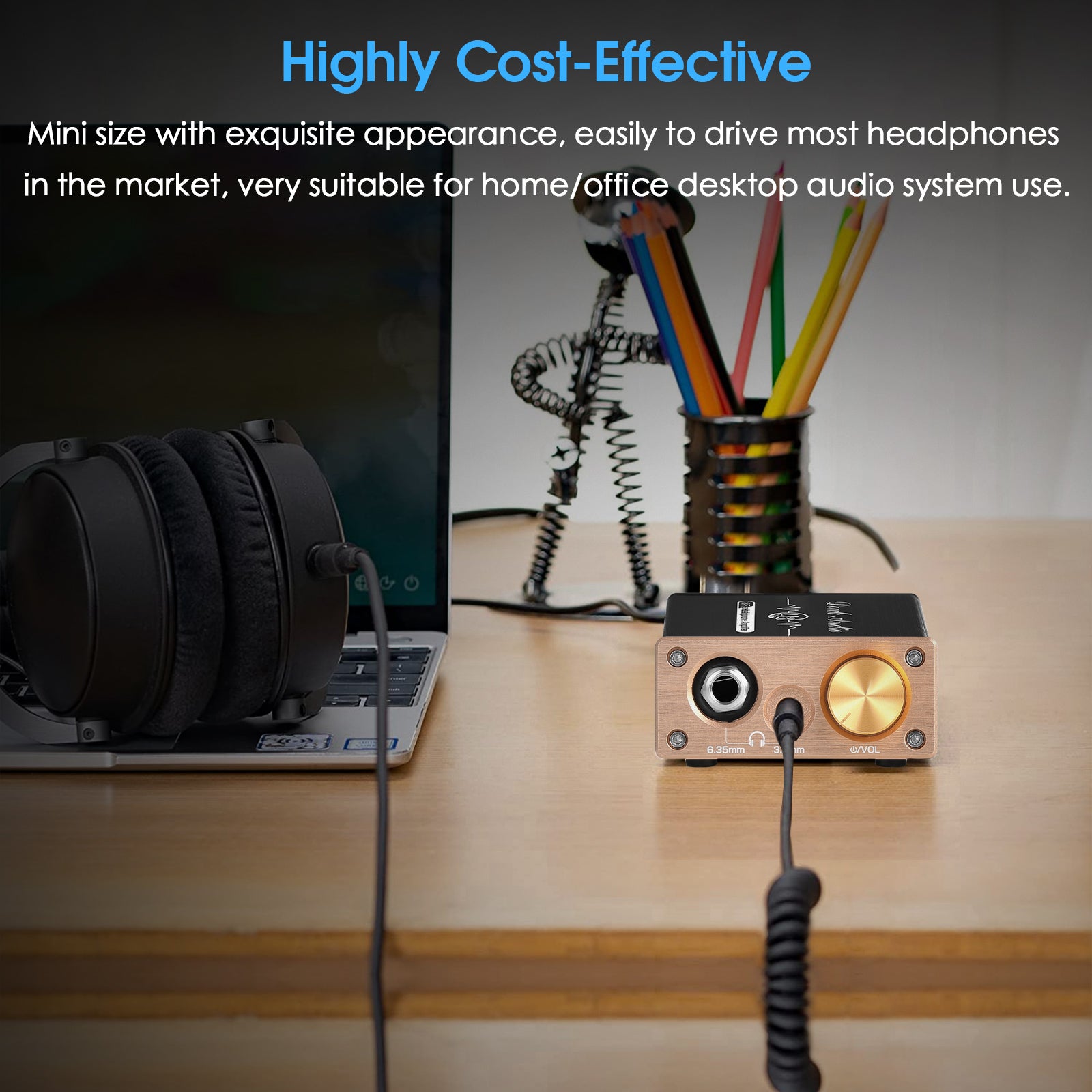 Douk Audio U3 PRO HiFi Mini Headphone Amplifier Class A Desktop Amp for Headsets DC5V