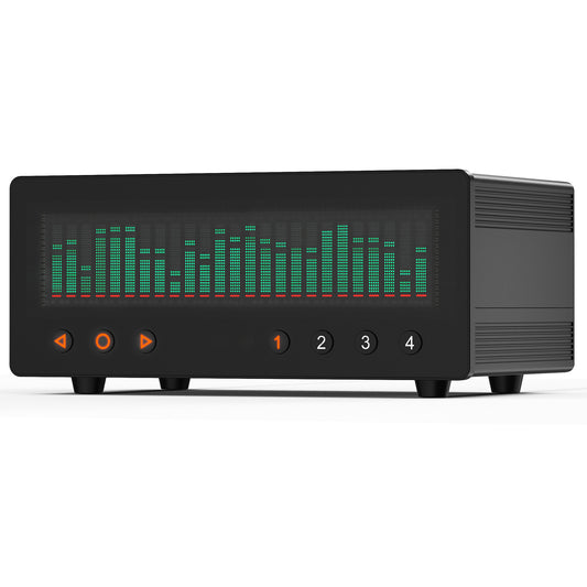 Douk Audio VFD253-PRO 4 Channel Audio Selector Music Spectrum Display