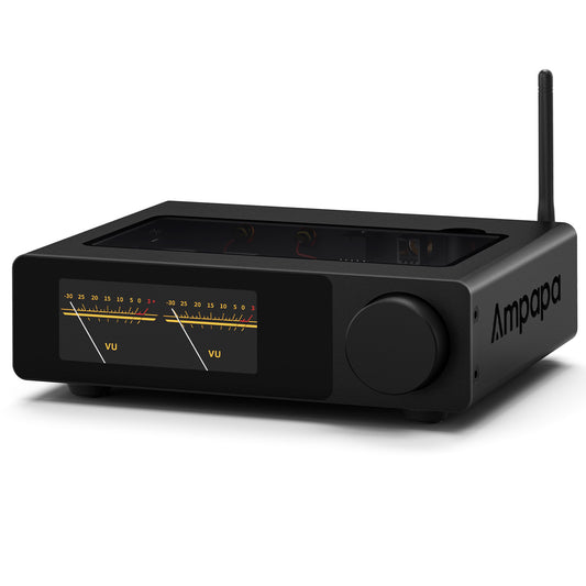 Ampapa D1 HIFI TPA3255 Amplifier with Digital VU Meter