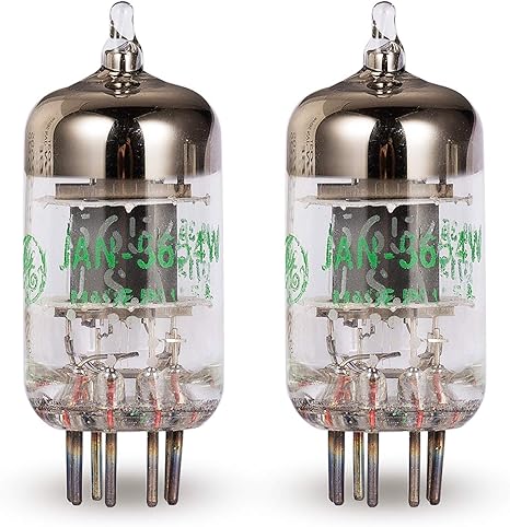 Matched Pair 7-Pin GE JAN 5654W Vacuum Tubes Upgrade for 6AK5/6J1/6Ж1/ EF95/6J1P