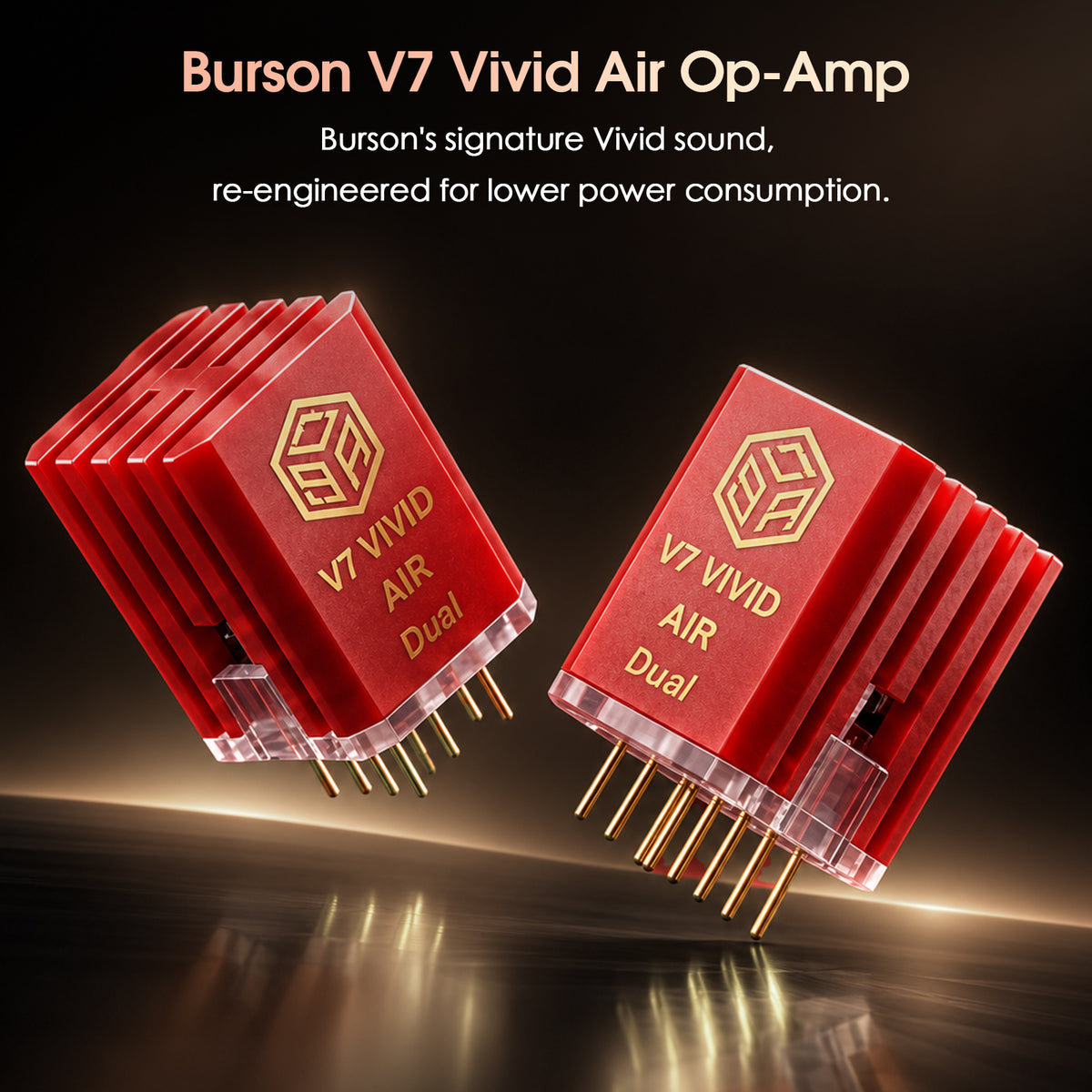 Burson Audio V7 Vivid Air Dual Discrete Op Amp, DIP-8 Audio Op-Amp Upgrade