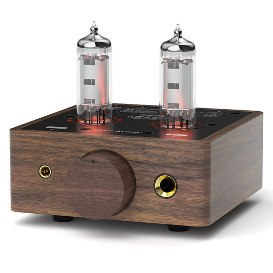 Douk Audio P5 HiFi Vaccum Tube Headphone Amplifier Stereo Audio Preamp with 4.4/6.35mm Jack