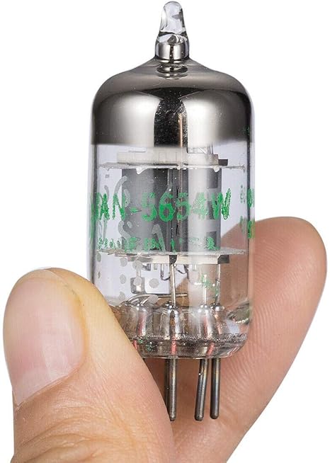 Matched Pair 7-Pin GE JAN 5654W Vacuum Tubes Upgrade for