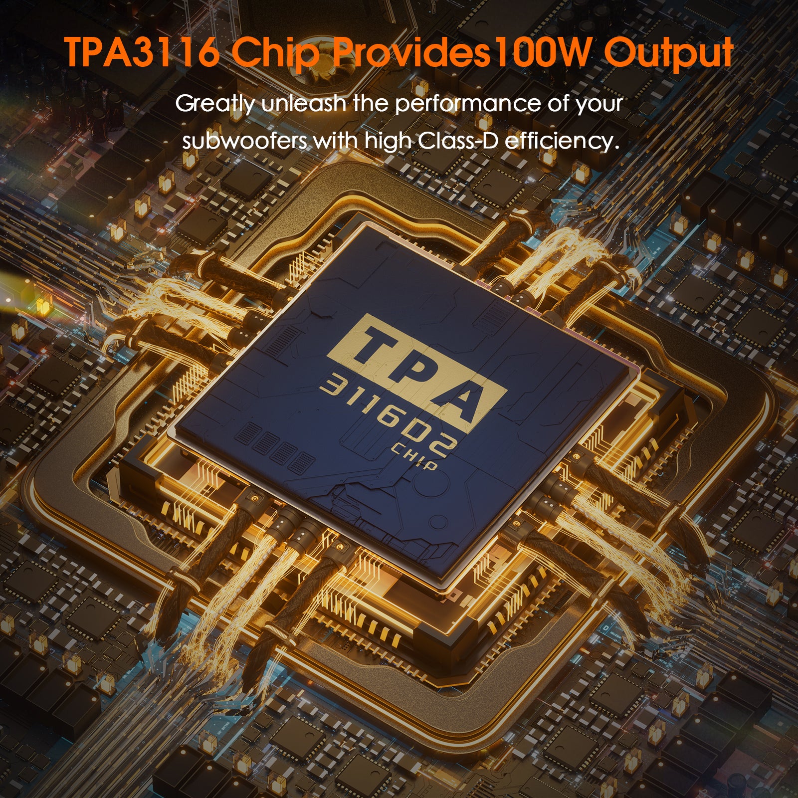 Nobsound NS-21G Mini Mono Channel Amplifier for Subwoofers / Bass Shakers