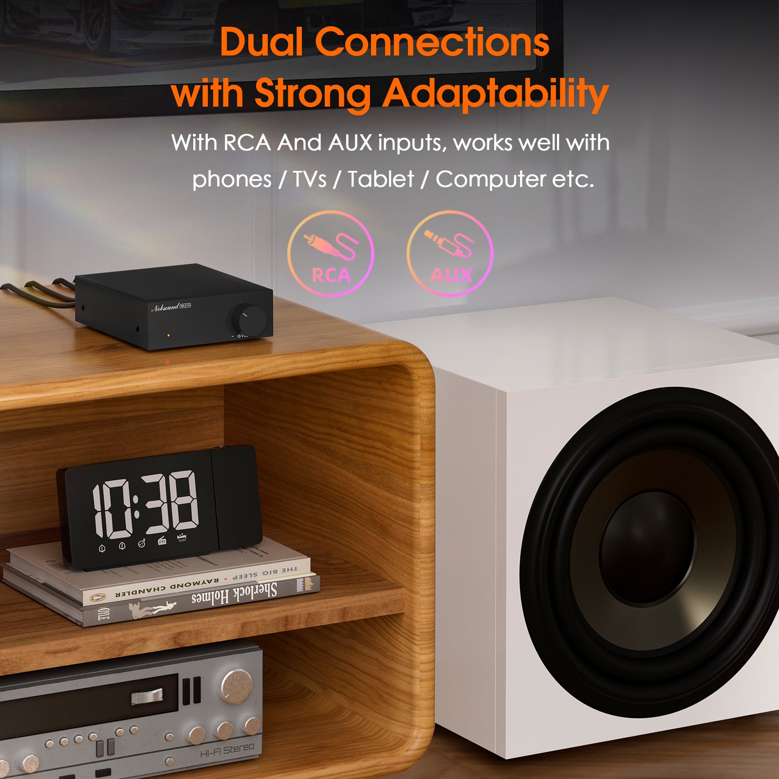 Nobsound NS-21G Mini Mono Channel Amplifier for Subwoofers / Bass Shakers