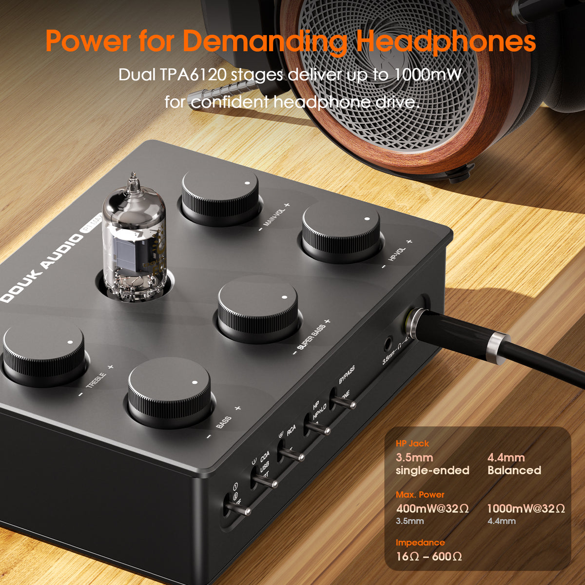 [Pre-Sale]Douk Audio P1 MAX HiFi Tube Preamp DAC Headphone Amplifier