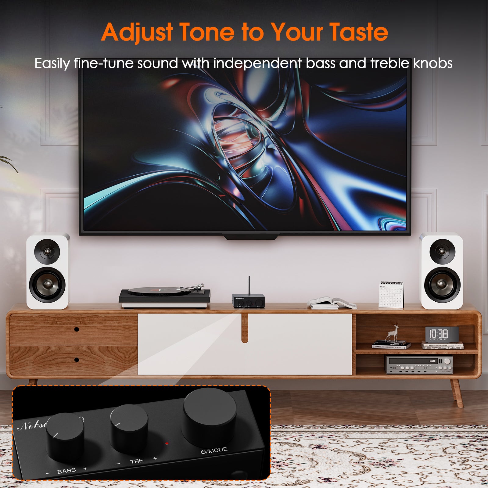 Nobsound G3 Mini Bluetooth Digital Amplifier with Tone Control