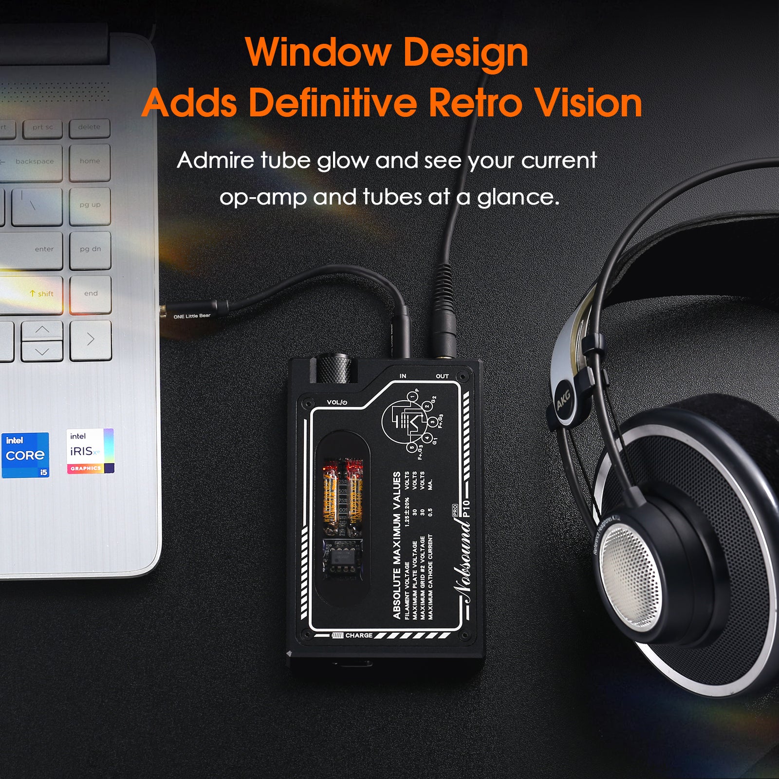 Nobsound P10 PRO HiFi Portable Tube Headphone Amplifier