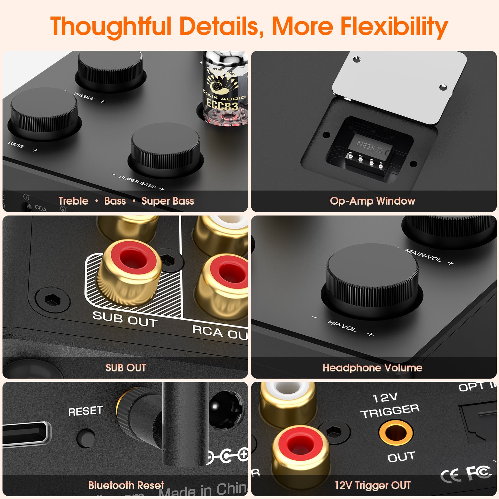 [Pre-Sale]Douk Audio P1 MAX HiFi Tube Preamp DAC Headphone Amplifier