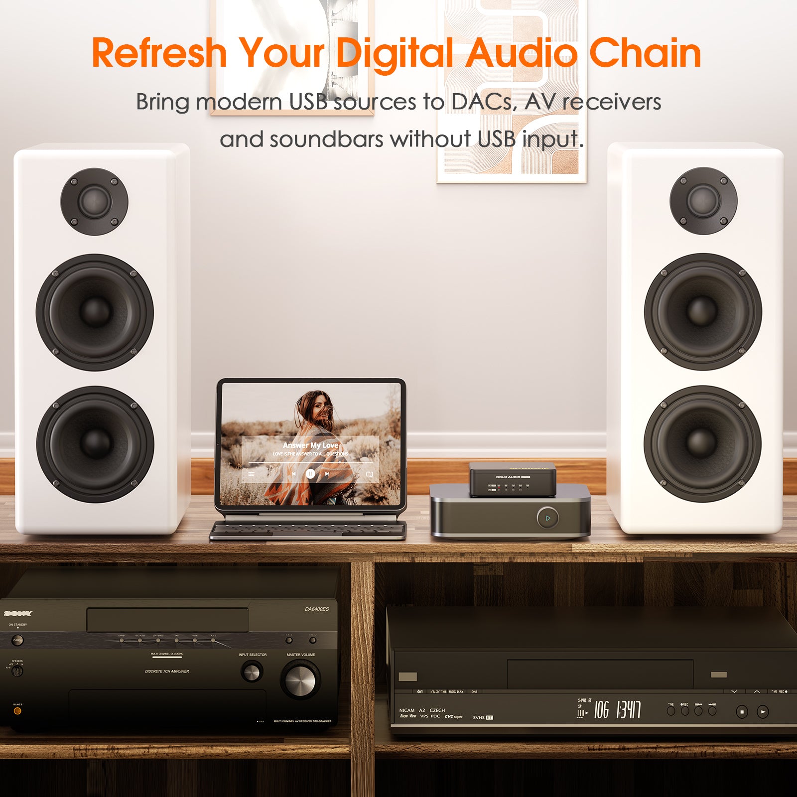 Douk Audio U2-PRO-FC XMOS XU316 USB DDC Reclocker-Femtosecond Version