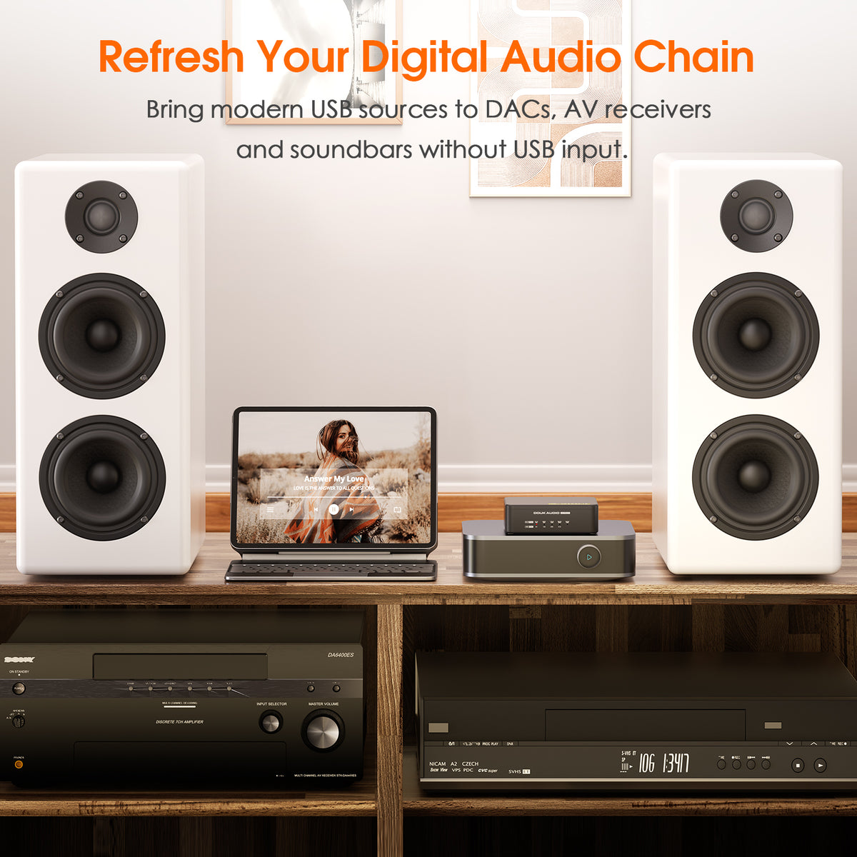 Douk Audio U2-PRO-FC XMOS XU316 USB DDC Reclocker-Femtosecond Version