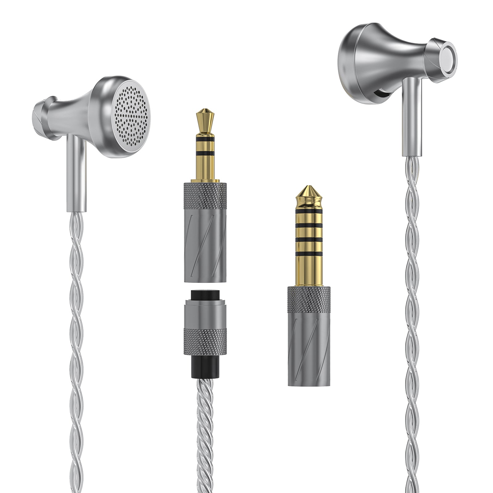 Douk Audio S3 HiFi Dynamic Driver In-Ear Headphone with 3.5/4.4mm Swappable Plug