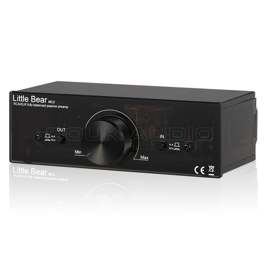 Little Bear MC2 Mini 2-Way Fully Balanced XLR/RCA Audio Converter Switcher Manual Selector Box Preamp