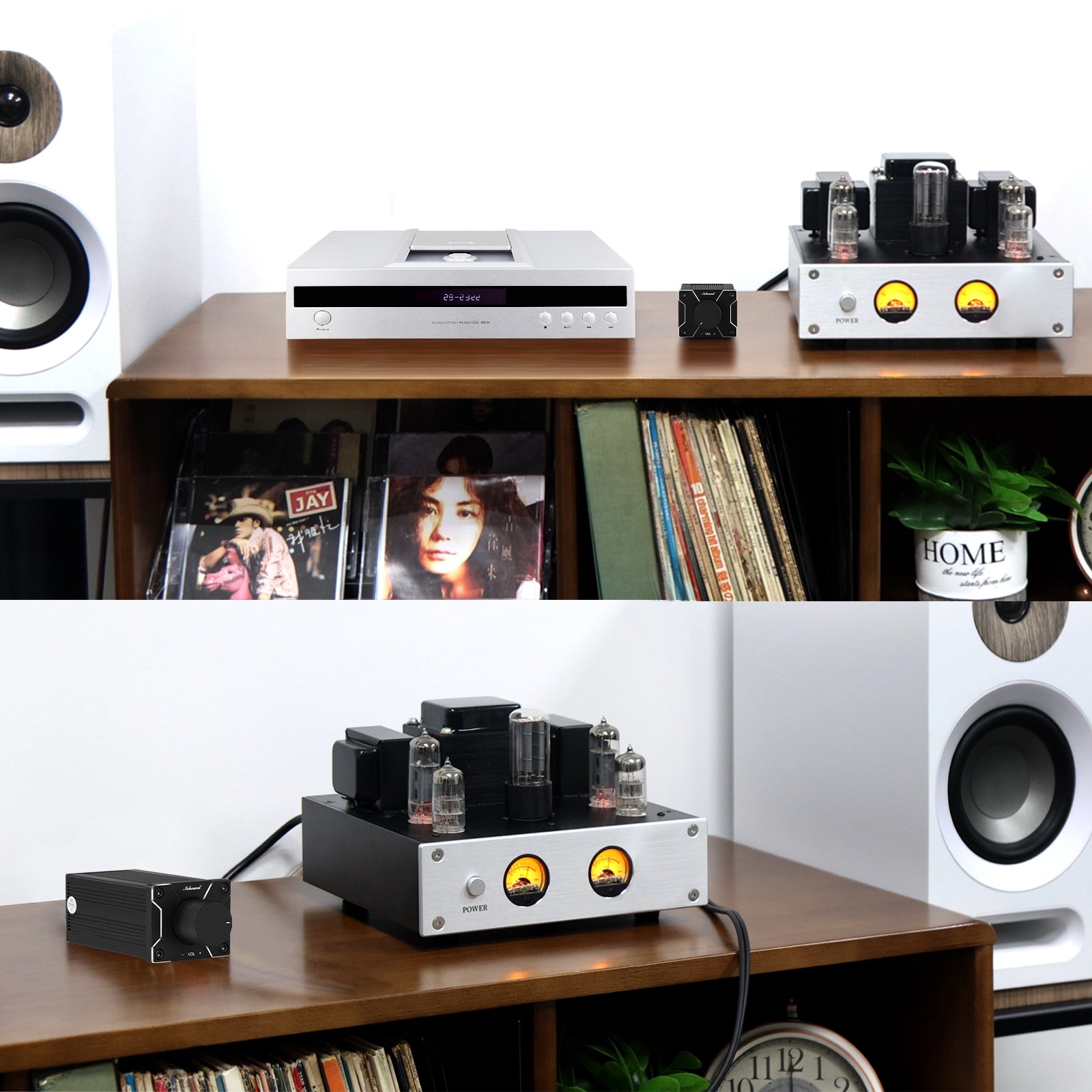 Nobsound VOL-3 Mini Passive Preamp with Variable Audio Attenuator for ...