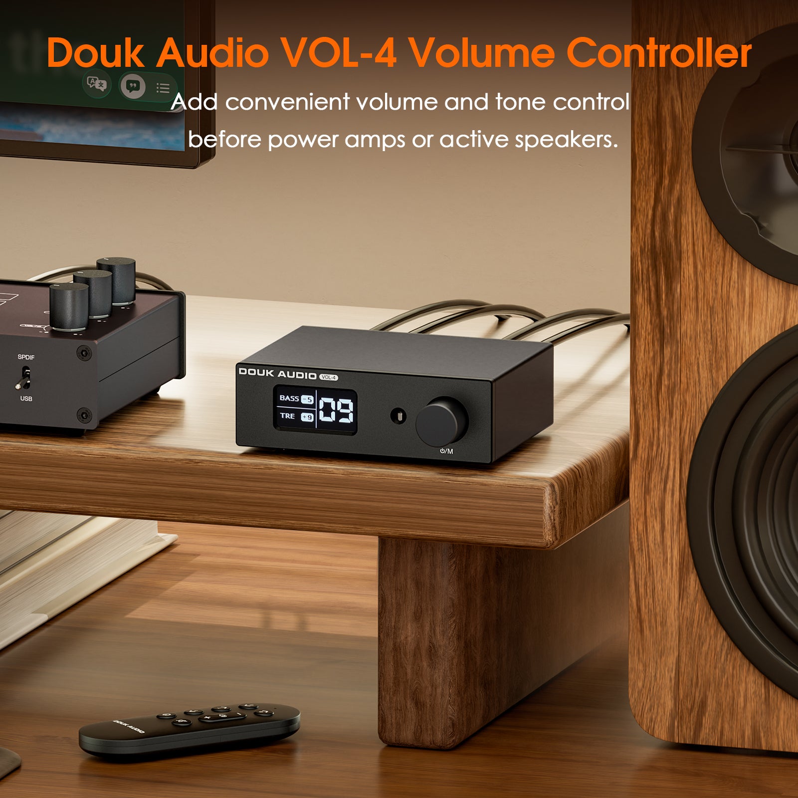 [Pre-Sale] Douk Audio VOL-4 Stereo Volume Controller with Remote
