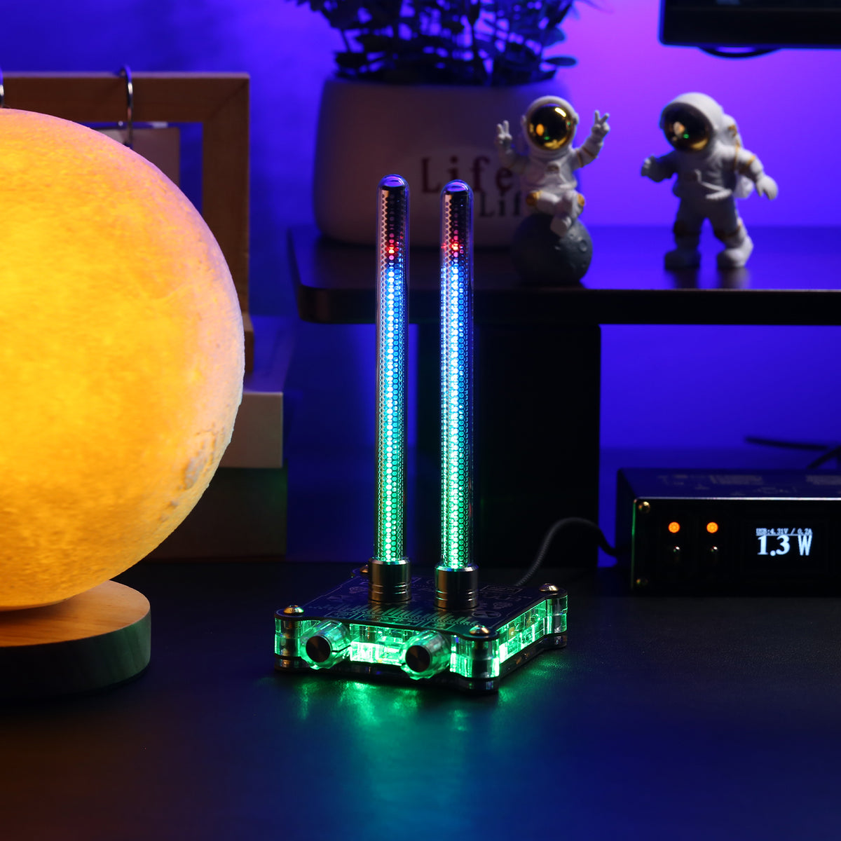Retro Level Meter VU9 Pixie Tube Sound Level Meter Ref to Retro Nixie Tube Audio Spectru ...