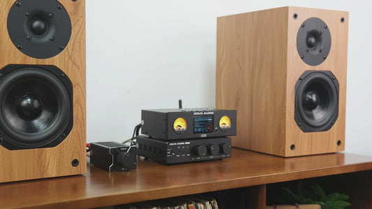 Nobsound VOL-3 Mini Passive Preamp with Variable Audio Attenuator for Power Amplifier Active Speakers