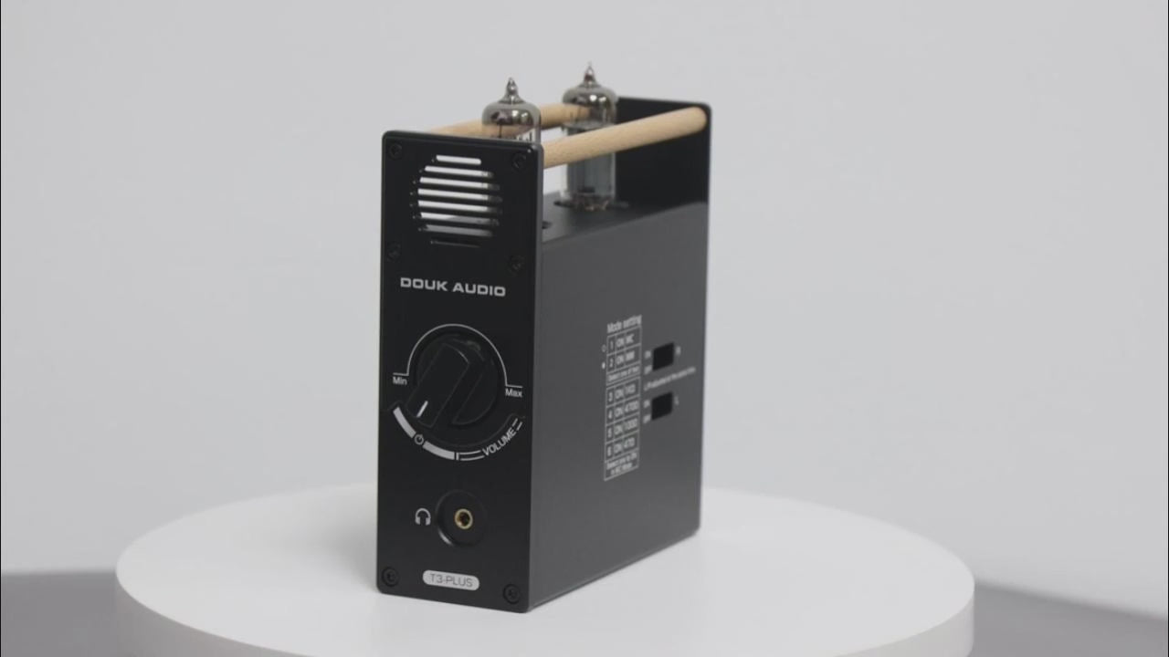 Douk Audio T3 PLUS HiFi Vacuum Tube MM / MC Phono Preamp Stereo Audio Pre-Amplifier Headphone Amp