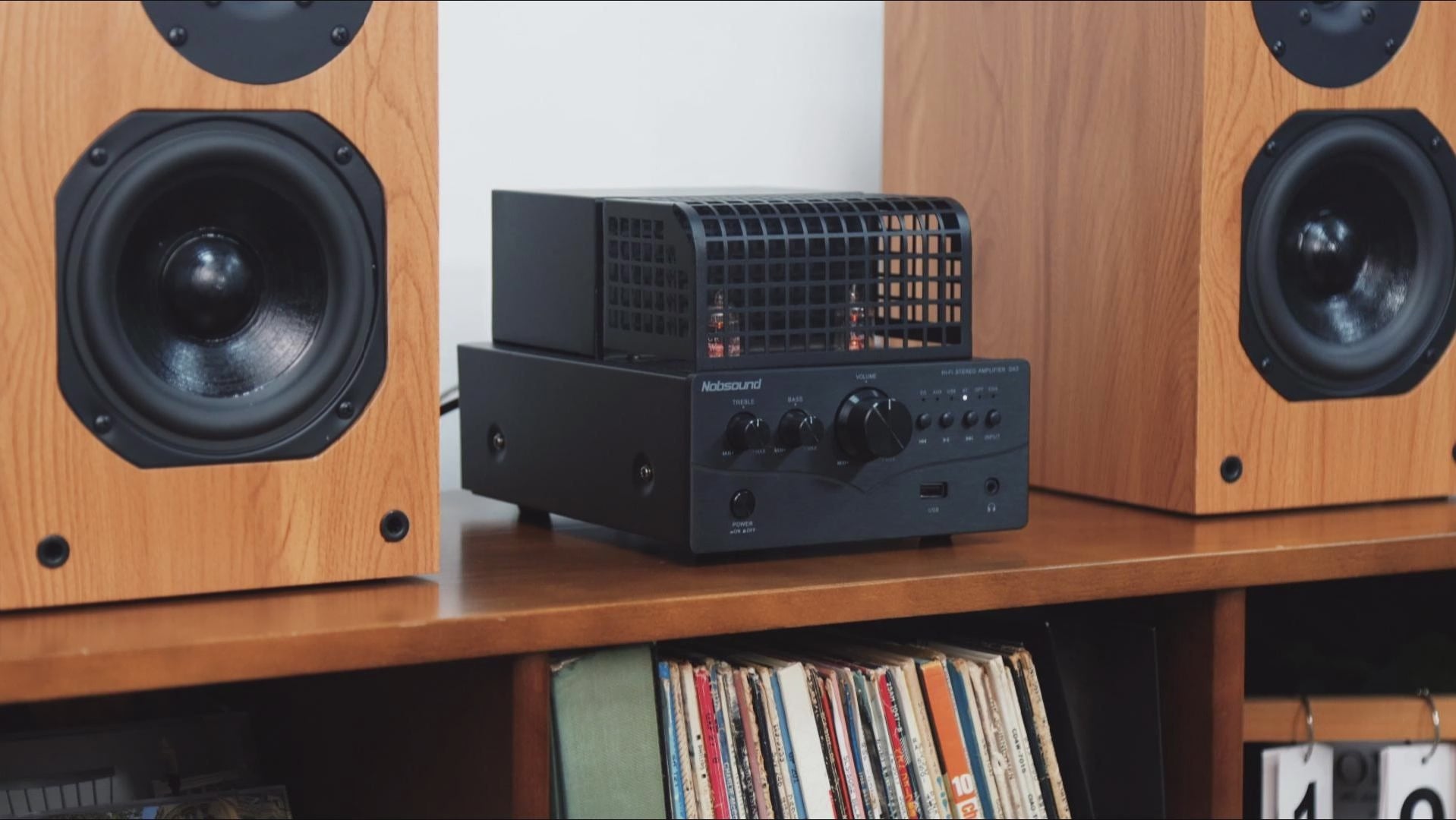Nobsound DA3 HIFI Bluetooth Tube Power Amplifier with COAX/OPT/USB IN