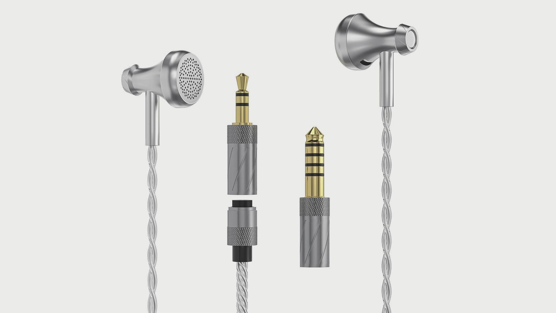 Douk Audio S3 HiFi Dynamic Driver In-Ear Headphone with 3.5/4.4mm Swappable Plug
