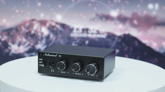 Nobsound Q3 Mini USB DAC Digital to Analog Converter Coaxial/Optical Audio Decoder Headphone Amp