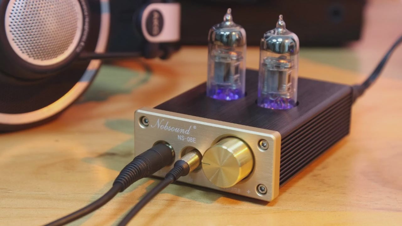 Nobsound NS-08E Mini Vacuum Tube Headphone Amplifier HiFi Desktop Stereo Audio Preamp