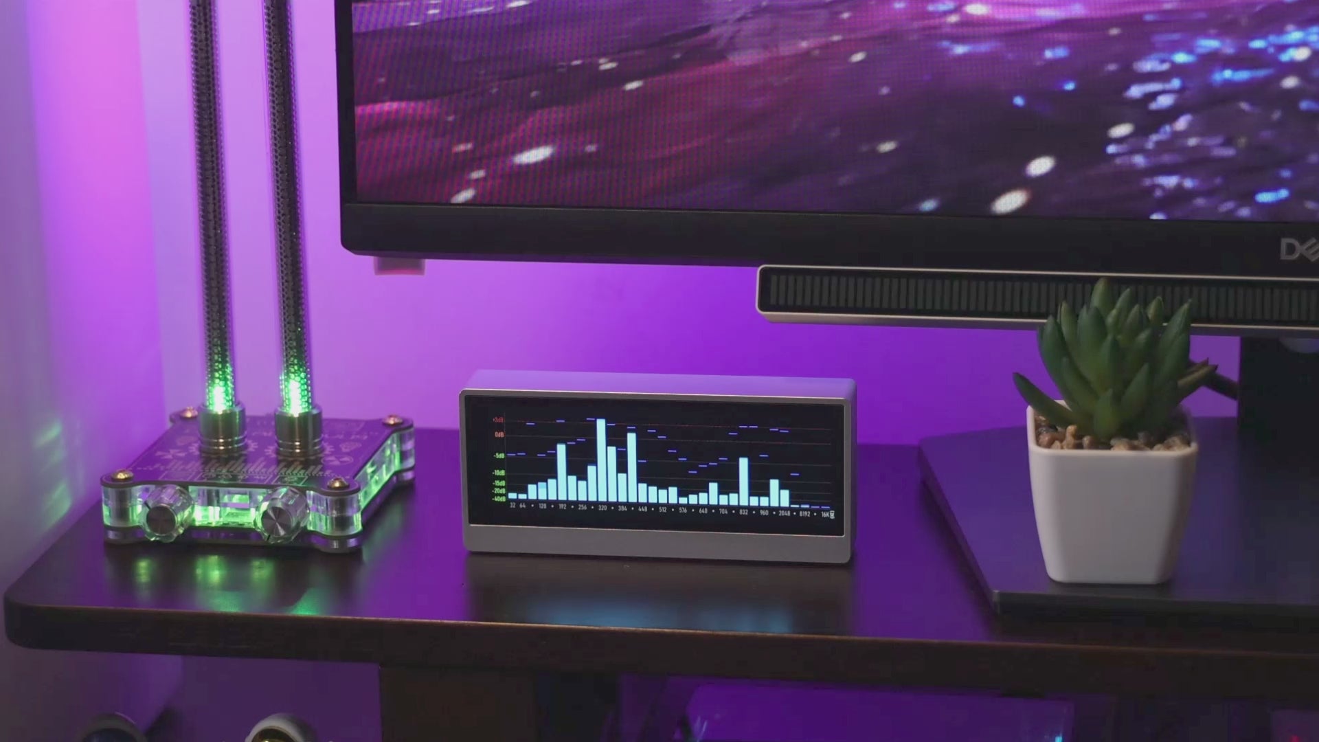 [Pre-Sale] Douk Audio Lab TX7 Desktop Display with VU Meter, Spectrum Visualizer & Clock
