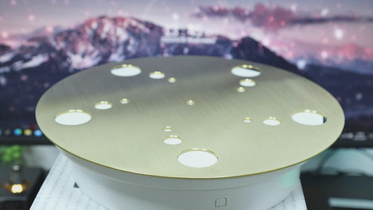 HiFi-Plattenspieler-Plattenmatte aus reinem Messing für Vinyl-LP-Plattenspieler, 2-mm-Pad-Slipmat 