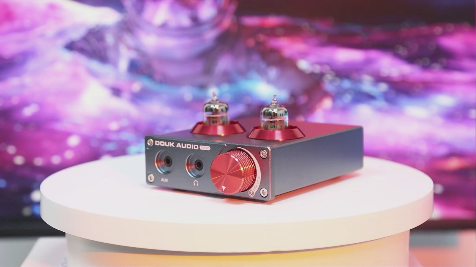 Douk Audio T4 PRO Mini GE5654 Vacuum Tube Phono Preamp Home Stereo Audio Pre-Amplifier Headphone Amp